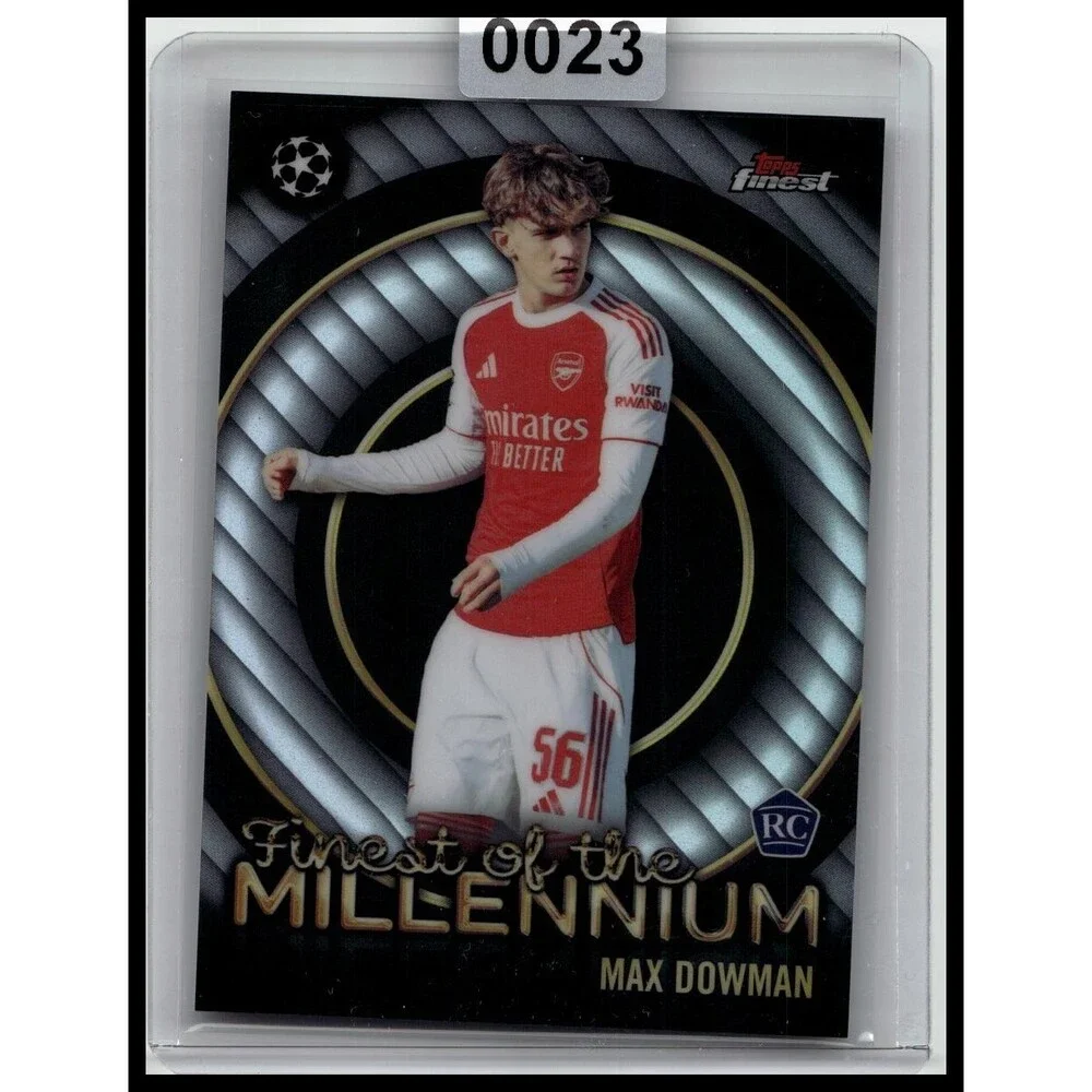 2025-26 Finest UEFA Max Dowman #FM-8 Arsenal FC Finest of the Millennium